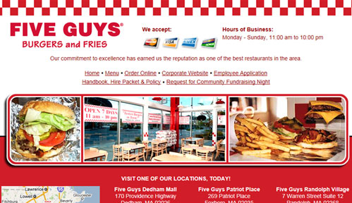 Five Guys Restaurant
