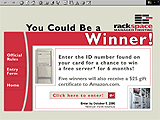 RackSpace Sweepstakes Page